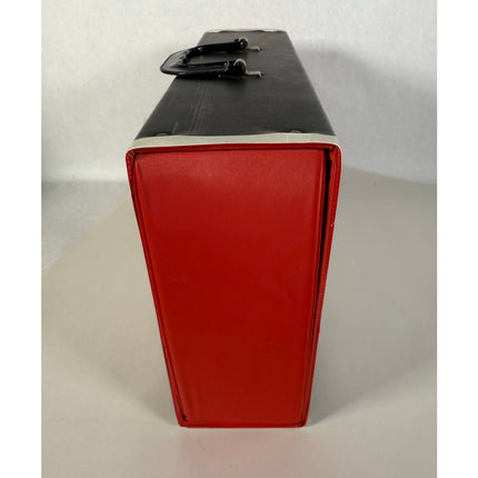 Vintage Mattel Miniature Cars Carry Case w/ 42 Matchbox Diecast Cars Toy Lot