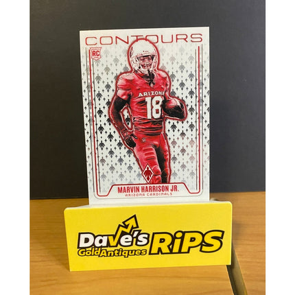 2024 Panini Phoenix Marvin Harrison Jr. RC #CON-MHJ Cardinals Contours