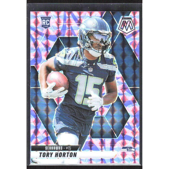 Tory Horton 2025 Panini Mosaic Mosaic Reactive Purple #396 RC Seattle Seahawks