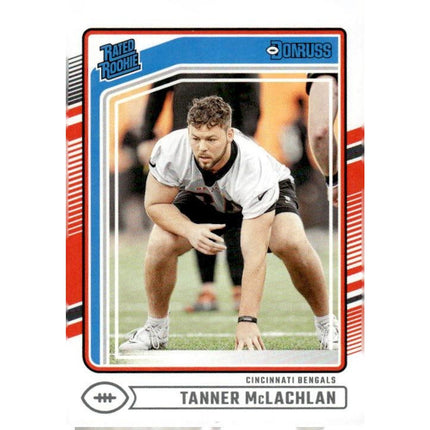 Tanner McLachlan 2024 Donruss #324 RC Cincinnati Bengals