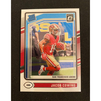 Jacob Cowing 2024 Donruss Optic #236 RC Rated Rookie 49ers