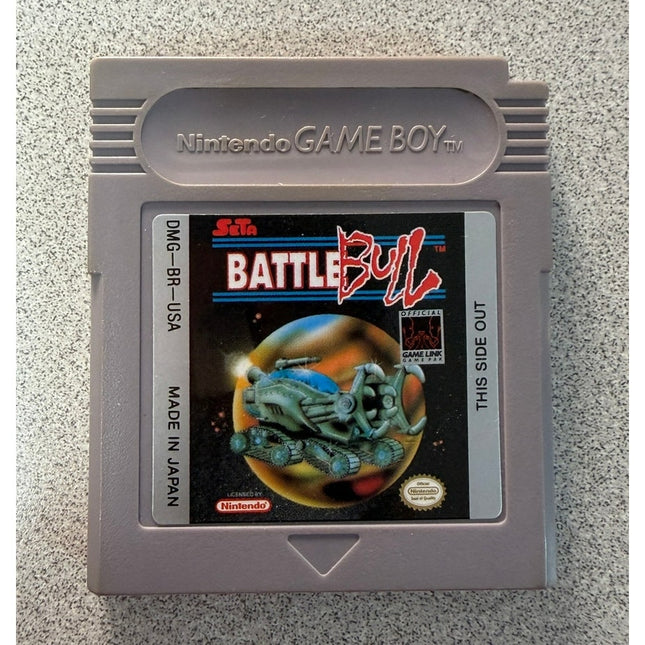 BattleBull Nintendo Game Boy Cartridge Vintage Puzzle Game