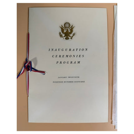 1961 Kennedy Johnson Presidential Inaugural Ceremonies Congress Invite Tickets