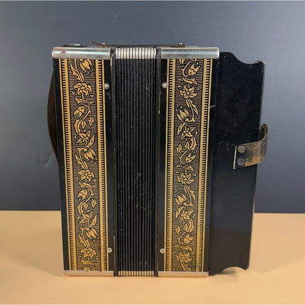 Hohner Melodeon Pokerwork / Club Style 2-Row Diatonic Working Musical Instrument