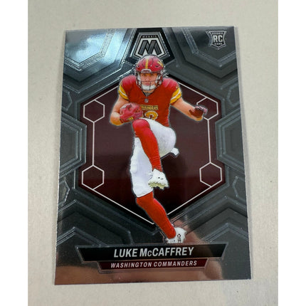 2024 Panini Mosaic Luke McCaffrey RC #376 Rookie Card NFL WR Draft Pick