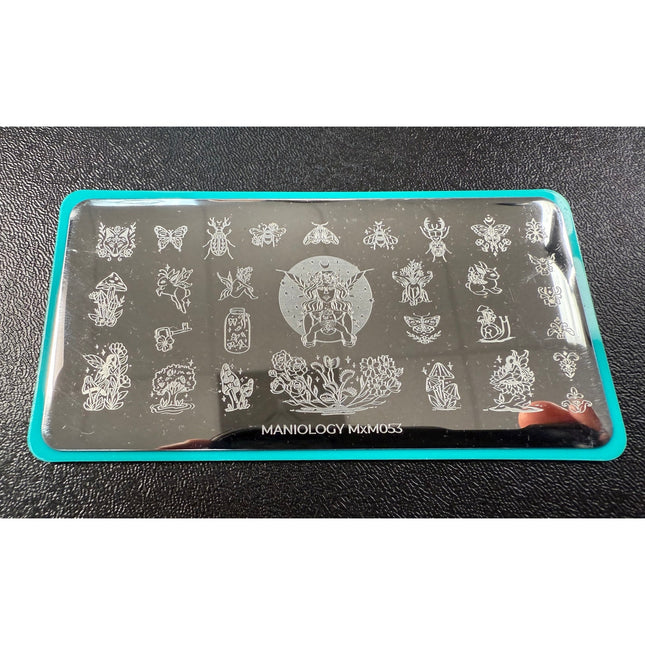 Maniology MXM053 Mani x Me April 2021 Fairy Kingdom Nail Art Stamping Plate
