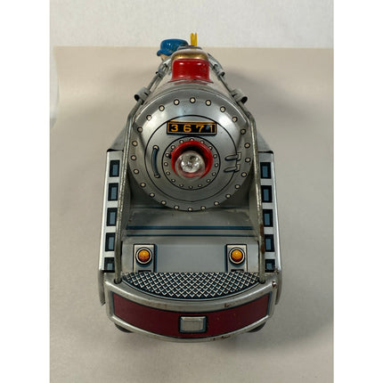 Japan Modern Toys 3671 Mountain Special Battery Operated Tin Litho Locomotive
