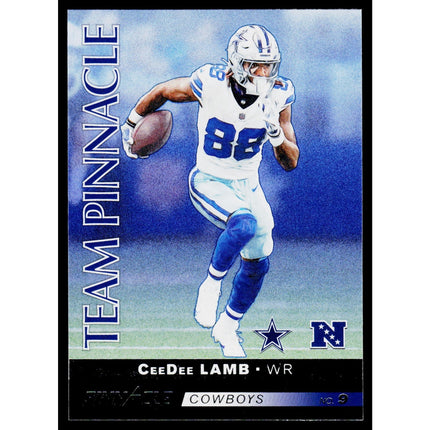CeeDee Lamb / Davante Adams 2024 Panini Encore Team Pinnacle Red #9