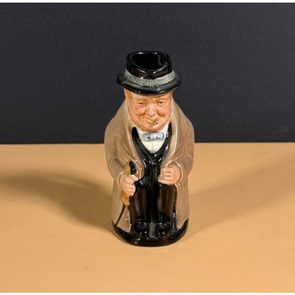 Royal Doulton Winston Churchill Character Pitcher 4"