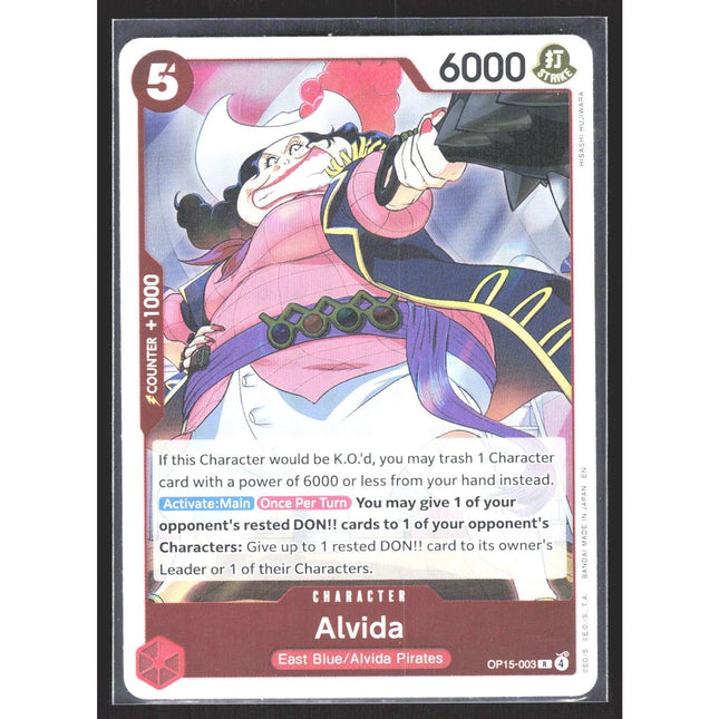Alvida Adventure on Kami's Island #OP15-003 Rare