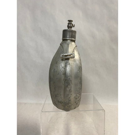WWII Italian Military Canteen Aluminum Vintage Original – No Strap