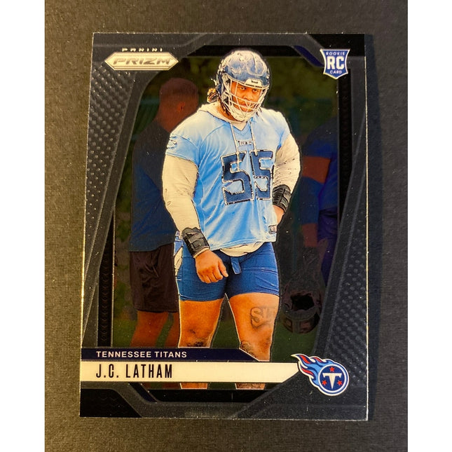 2024 Panini Prizm J.C. Latham RC #334 Tennessee Titans