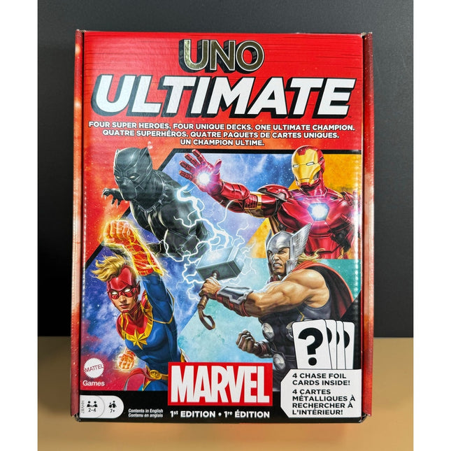 UNO Ultimate Marvel Card Game First Edition NIB Mattel Superhero Deck