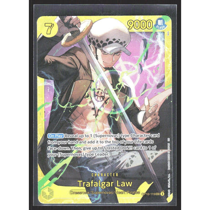 Trafalgar Law Premium Booster -The Best- Vol. 2 #OP10-119 Secret Rare