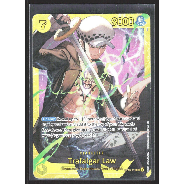 Trafalgar Law Premium Booster -The Best- Vol. 2 #OP10-119 Secret Rare
