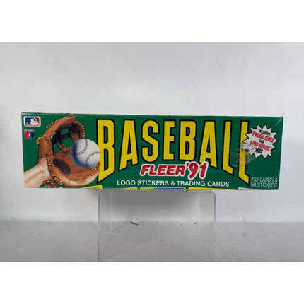 1991 Fleer Baseball Logo Stickers & Trading Cards Sealed Box