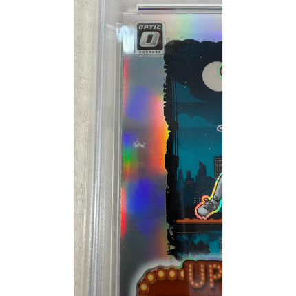 J.J. McCarthy 2024 Dunross Optic 10 Vikings Uptown PSA 9 Mint