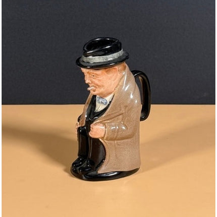 Royal Doulton Winston Churchill Character Pitcher 4"
