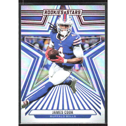 James Cook 2024 Panini Rookies & Stars #13 Buffalo Bills