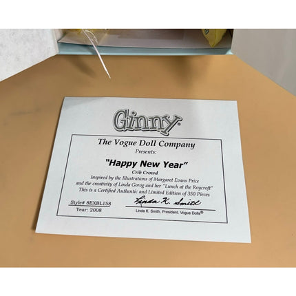 Vogue Ginny Doll Crib Crowd Lunch at the Roycroft 8EXBL158 Limited Edition OB