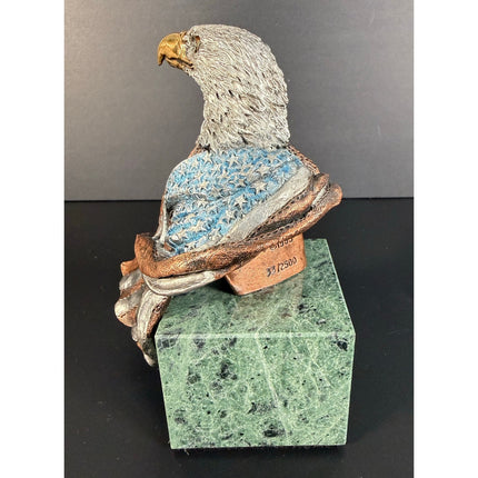 Kitty Cantrell Gorham 1993 Liberty Eagle Sculpture w/ Base Limited Ed. 33/2500