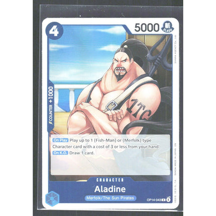 Aladine The Azure Sea's Seven #OP14-043 Rare