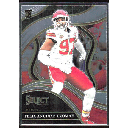 Felix Anudike-Uzomah 2023 Panini Select Silver Prizms Die Cuts #269 RC Chiefs