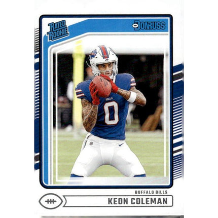 Keon Coleman 2024 Donruss #358 RC Buffalo Bills
