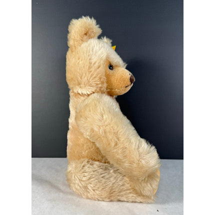 Steiff Original Teddy Bear 0201/41 12" Mohair Plush Moveable Arms & Legs Vintage