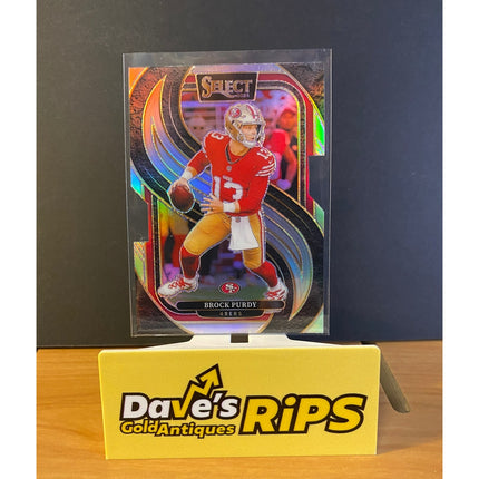 Brock Purdy 2024 Select #124 Diecut Prizm RC Card Insert San Francisco 49ers