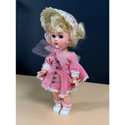 1957 Vogue Ginny Doll Bent Knee Walking BKW #7060 Original Box OB 8" Vintage