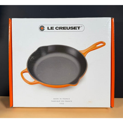 Le Creuset Signature 26cm 10 1/4" Round Skillet Volcanic Cast Iron NIB