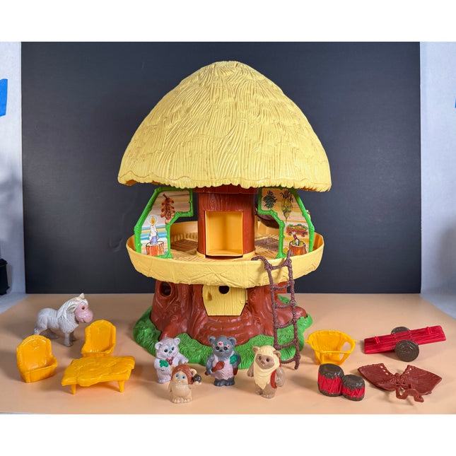 Vintage Star Wars Ewok Village Playset Return of the Jedi Kenner Collectible Toy