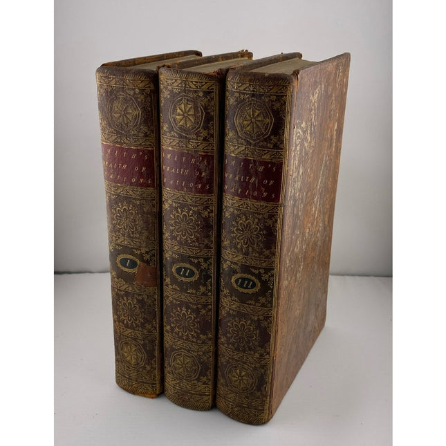 1786 Adam Smith The Wealth of Nations – 4th Edition 2 Volume Antiquarian Book