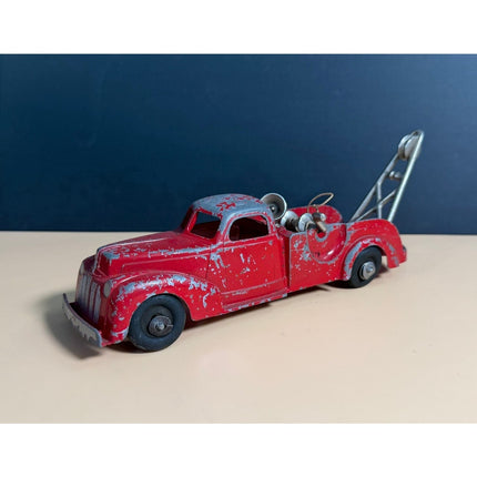 Vintage Hubley Kiddie Toy Wrecker Tow Truck Diecast Metal #474