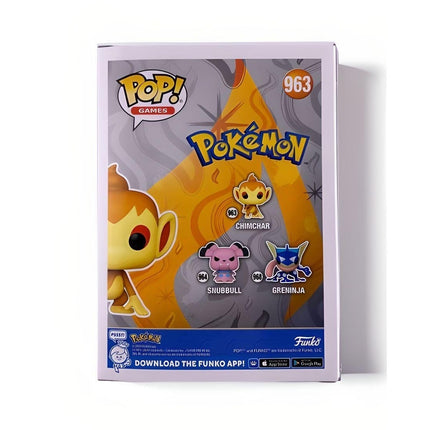 Funko Pop! Chimchar Flocked #963 – Limited Edition, NIB New In Box
