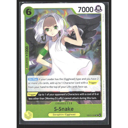 S-Snake Extra Booster: One Piece Heroines Edition #EB03-059 Rare
