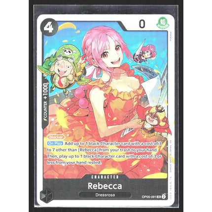 Rebecca (Reprint) Premium Booster -The Best- Vol. 2 #OP05-091 Super Rare