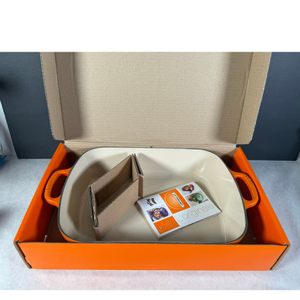 Le Creuset 5.25 Qt Rectangular Signature Roaster Enameled Cast Iron NIB