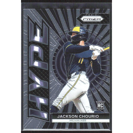 Jackson Chourio 2024 Panini Prizm Hype #11 Milwaukee Brewers