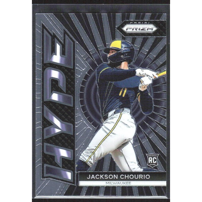 Jackson Chourio 2024 Panini Prizm Hype #11 Milwaukee Brewers
