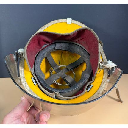 MSA Cairns Fire Helmet Vintage Firefighter Helmet PA Fire Equipment Collectible