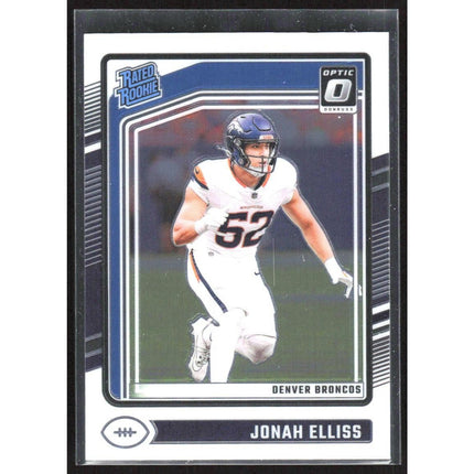 Donruss Optic #257 Jonah Elliss 2024 RC Denver Broncos