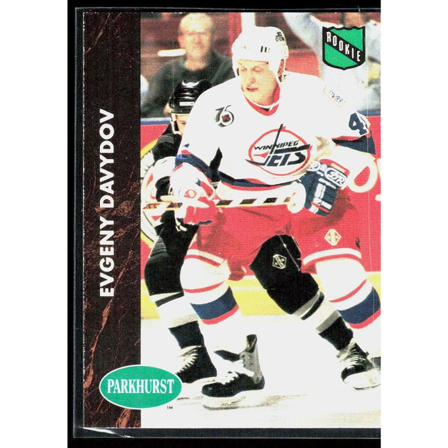 Evgeny Davydov 1991-92 Parkhurst #422 RC Winnipeg Jets