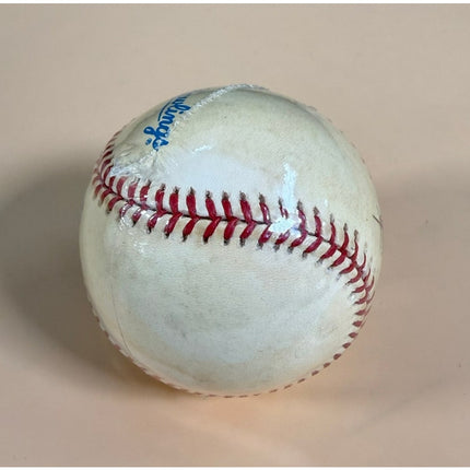 Phil Rizzuto Signed Rawlings Official American League Baseball 1990s No COAc