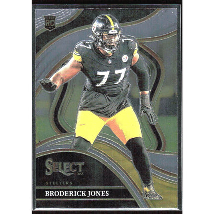 Broderick Jones 2023 Panini Select #292 Pittsburgh Steelers