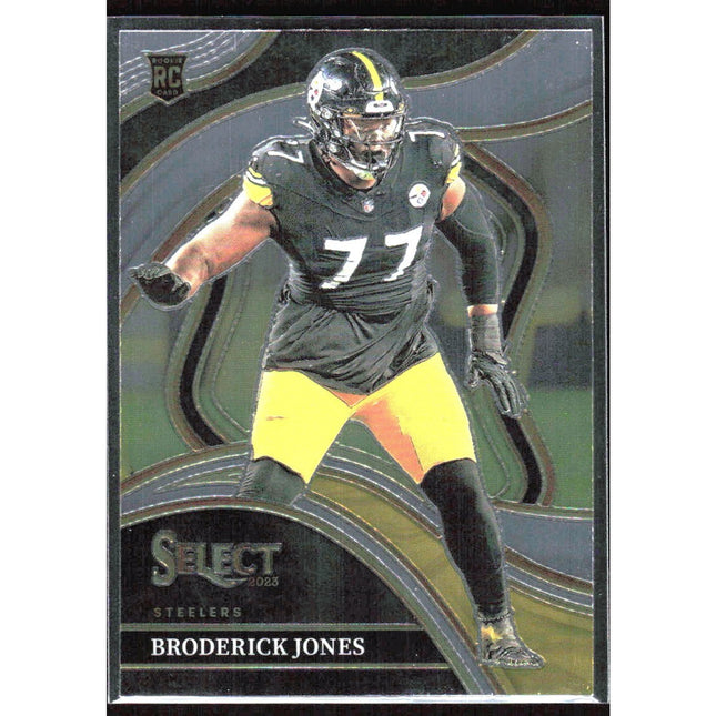 Broderick Jones 2023 Panini Select #292 Pittsburgh Steelers