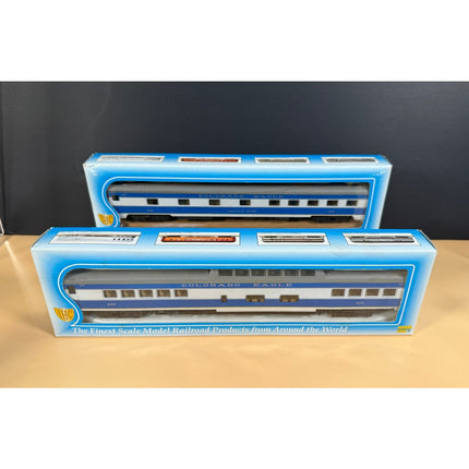 IHC HO Erie Diner 49243 & NYC Coach 49491 Model Train Cars OB