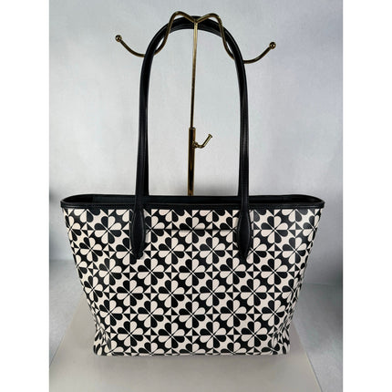 Kate Spade New York Hollie Spade Clover Geo Large Tote – Leather Handbag