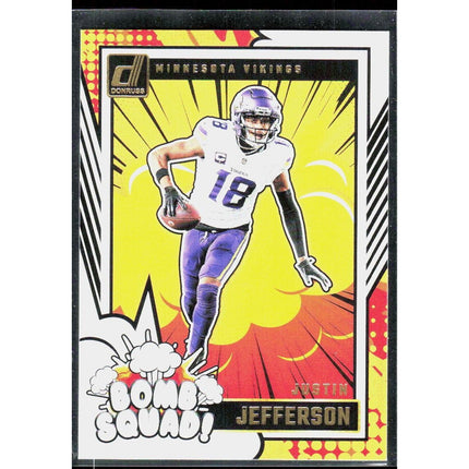 Justin Jefferson 2024 Donruss Bomb Squad #20 Minnesota Vikings